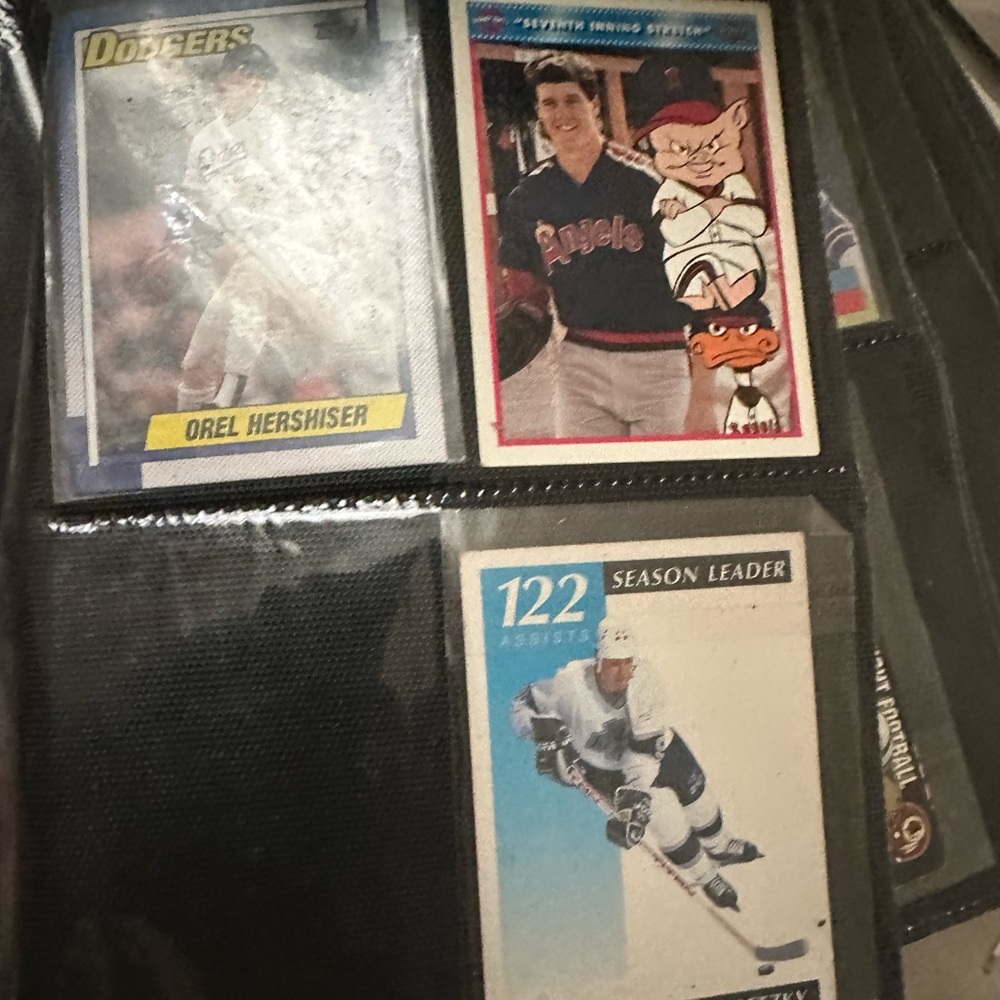 I am selling multiple football and basketball cards also cartoon sports cards